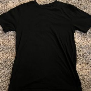 Plain black tee